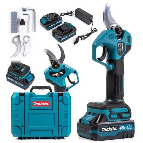 Секатор акумуляторний Makita DMT75BL 48 V 6 Ah професійний безщітковий садовий інструмент 30 мм 3007229663 фото