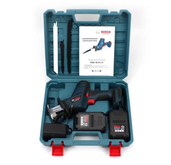 Краща акумуляторна сабельна пилка Bosch GSA 18V-LI C (18V 5.0Ah) , універсальна акумуляторна сабельна пилка Bosch 2973699156 фото