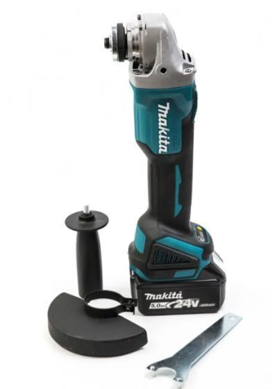 Компактна акумуляторна шліфувальна машина Makita DGA 404 (24V 5A) безщіткова, Болгарка на акумуляторі макіта TOP 2973699009 фото
