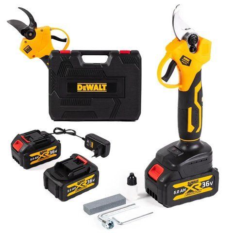 Акумуляторний секатор DeWalt DCMPPS55BL 36 V 5 Ah садові ножиці до 30 мм професійний інструмент 3007249803 фото