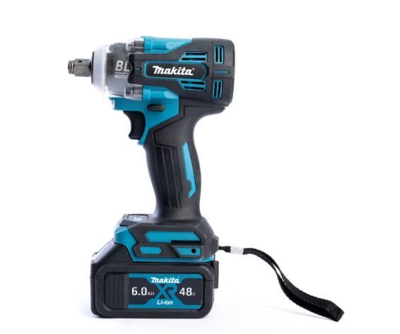 Аккумуляторный гайковерт с набором головок Makita TW007GM (48V, 6AH), Аккумуляторный гайковерт 48V с инструментами Makita TOP 2973699015 фото