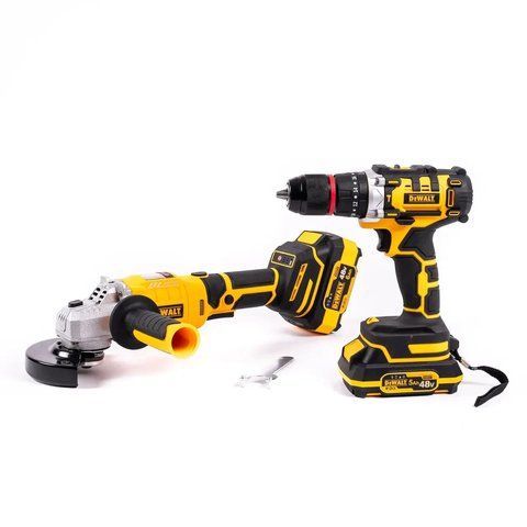 Універсальний комплект 2 в 1 DeWalt 48V 6 Ah, акумуляторний гайковерт і шуруповерт з двома батареями 2973699120 фото