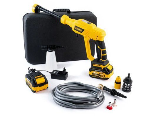 Компактна професійна акумуляторна мийка DeWalt DCPW1012B, ручна автомийка Девольт з дисплеєм TOP 2973699023 фото