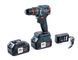 Аккумуляторный импульсный шуруповерт Bosch GSB186-2li (36 V, 6 Ah) с 2-мя аккумуляторами и набором инструментов в кейсе TOP 2973698978 фото 1