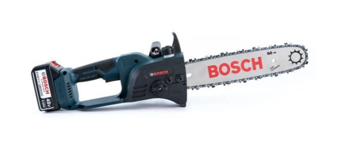 Бесщеточная аккумуляторная цепная пила Bosch UniversalChain 48 2 АКБ 48V 6Ah шина 300 мм, цифровой дисплей TOP 2973698986 фото