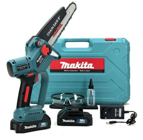 Потужна акумуляторна пила для обрізки дерев Makita DUC101Z (36V, 5 Ah) з шиною довжиною 20 см, Міні-пила makita duc101z TOP 2973698994 фото